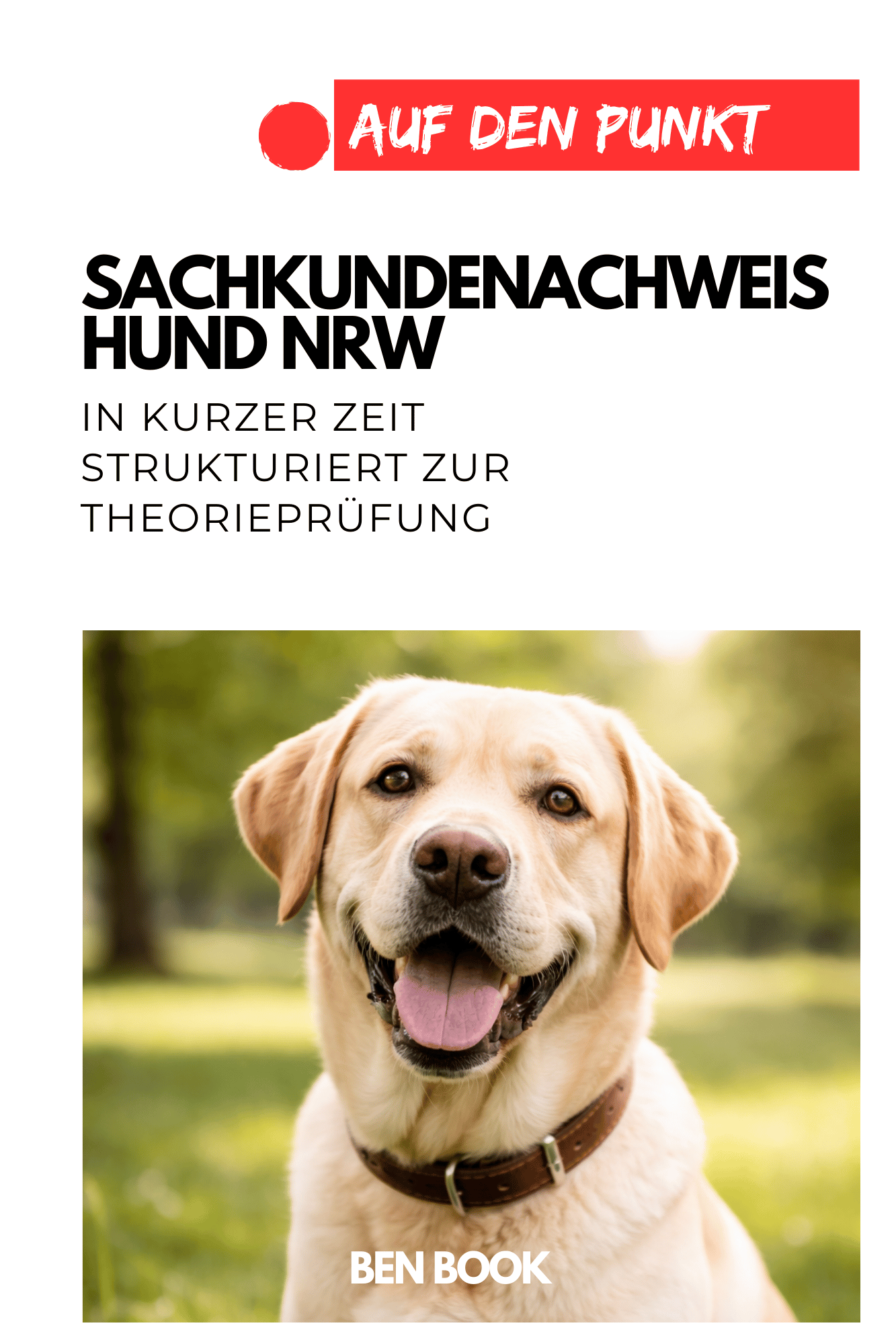 Cover: Sachkundenachweis Hund NRW